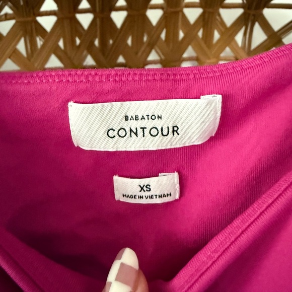 Babaton Contour Squareneck Tank Aeros Pink, XS - Picture 3 of 7